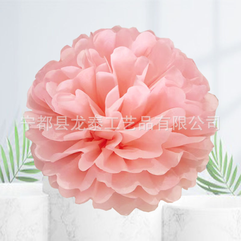 Boda de boda 4 pulgadas 10cm peonía bola de papel de flores decoración de fiesta de cumpleaños bola de flores 4 pulgadas Europa y América props de decoración image 47