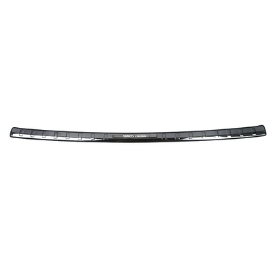 sill bar modified welcome — Dekorativ pedal başlıqları - 1-piece-of-outer-rear-guard-stainless-steel-black-titanium-brushed-suitable-for-2024-yaris-cross-yaris-cross
