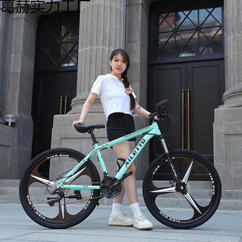 Mountain Bike Bicycle Men's and Women's Variable Speed Adult Work Riding Student Road Off-Road Shock-Absorbing Disc Brake Lightweight Bicycle