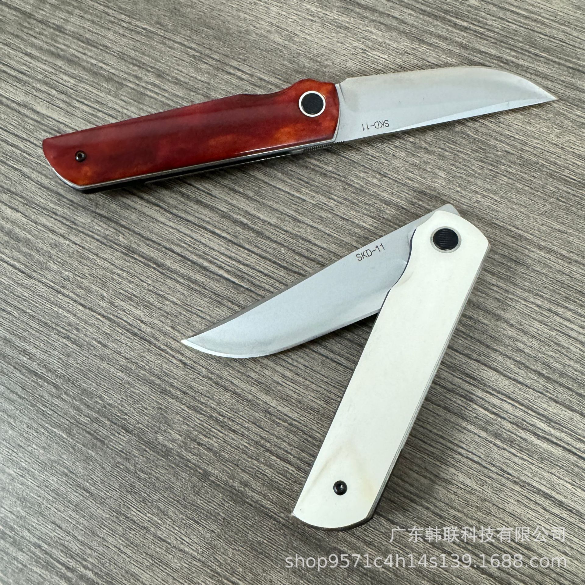 锻打牛骨柄SKD-11折叠刀口袋刀阳江刀具送礼可折叠多用途便携