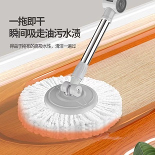 Household mop bucket drying bucket mop floor mop clean hand-free rotating mop bucket drying small horse
