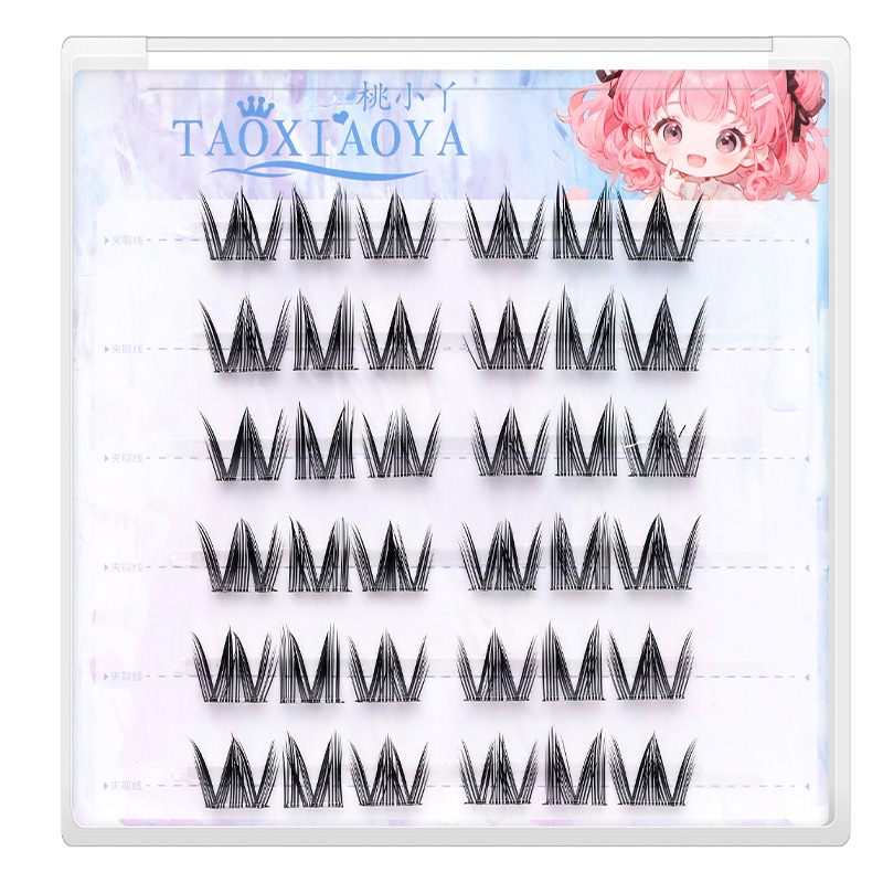 작은 달콤한 고양이 6줄(접착제 없음)