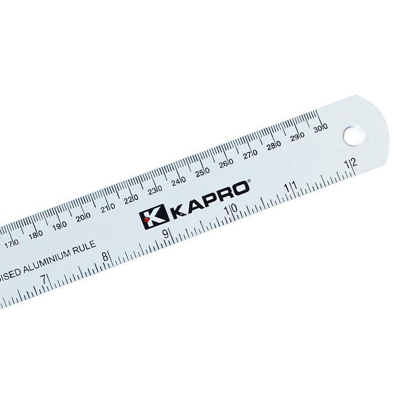 Cape Road 306 regla de alúmina 30cm dibujo profesional dibujo carpintería regla larga 30cm aluminio blanco