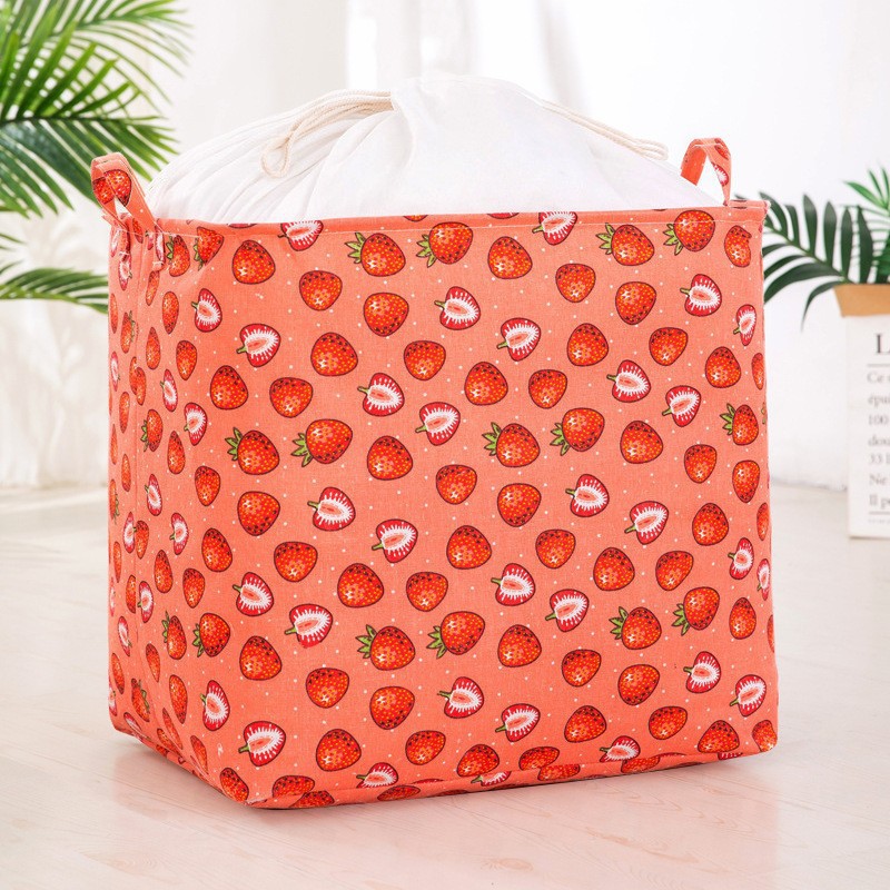 Big Mac bolsa de almacenamiento de edredón con cordón cesta de almacenamiento de tela bolsa de almacenamiento plegable ropa cesta de lavandería bolsa de organización