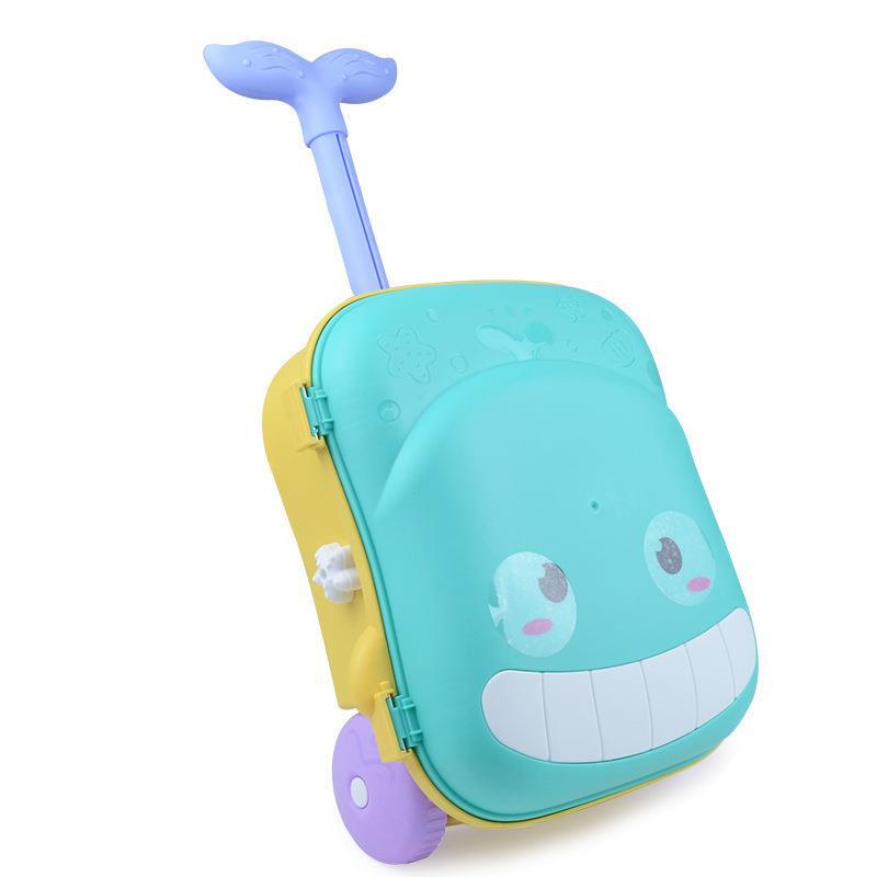 Transfronterizo nuevo verano para niños Transferencia de música baño excavación de agua arena pala arena playa juguete traje trolley case regalo