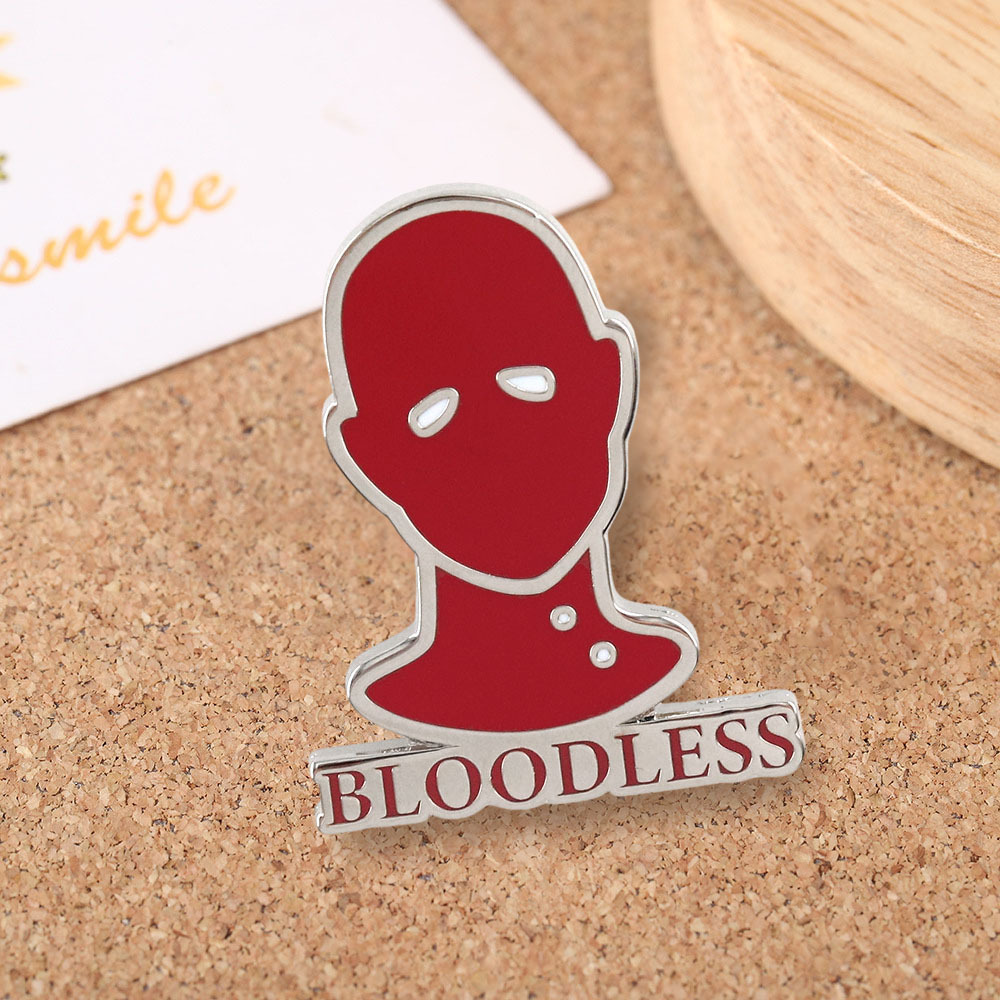 Bloodless Badge Baldur's Gate Enamel Pin Rpg Brooch Gamer Gift Backpack Decoration Clothing Accessories