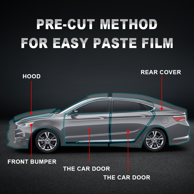 Cross-border special for Tesla 3/Y/X/S film invisible car clothing TPU transparent paint protective film special car