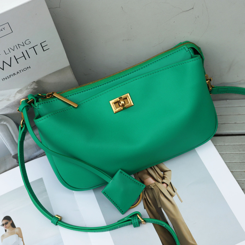 2025 New Imported Cowhide Rodeo Lock Underarm Bag Genuine Leather Women's Bag Fashionable Mini Square Bag Crossbody Bag 2025 New Imported Cowhide Rodeo Lock Underarm Bag Genuine Leather Women's Bag Fashionable Mini Square Bag Crossbody Bag