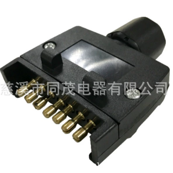 TM7001B 7-контактный 12-вольтовый/розетка, кабельный разъем для грузовика, австралийский автомобильный прицеп, сигнальный световой дисплей