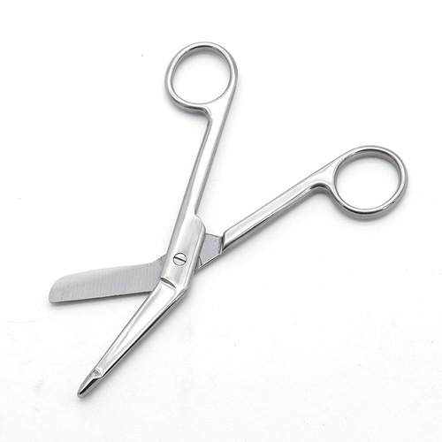 Guangdong Guanglong knife scissors stainless steel gauze bandage scissors elbow suture removal scissors stainless steel original color medical scissors