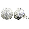 Retro earrings, zirconium, fashionable accessory, European style, Amazon, diamond encrusted