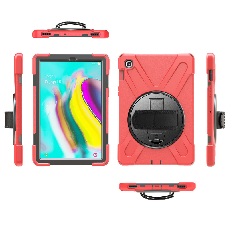 Suitable for Samsung Tab S5E T720case Pirate King rotating hand strap bracket shell T725 tablet protective case Suitable for Samsung Tab S5E T720case Pirate King rotating hand strap bracket shell T725 tablet protective case