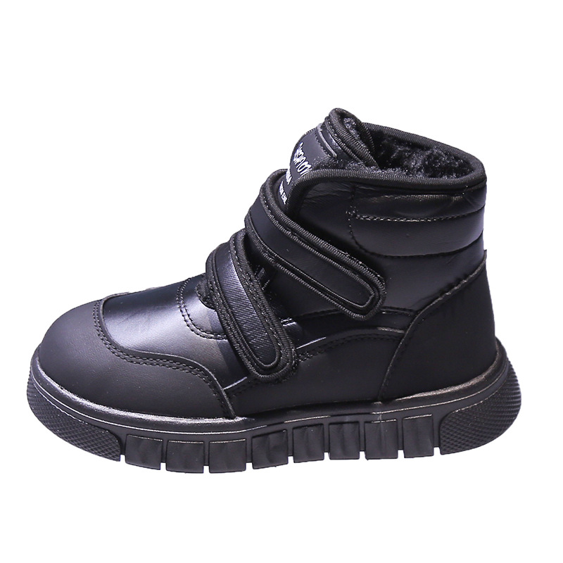 Botas de nieve de niñas 2025 invierno nuevo niño con zapatos de algodón grueso botas de algodón para niños grandes botas de algodón para niños image 7