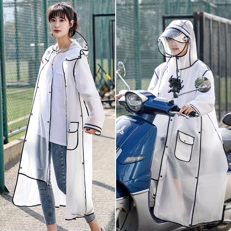 Long Raincoat for Men, Full-Body, Single-Person, for Electric Scooters, Bicycles, Adult Rain Poncho with Double Brim, Storm-Proof for Cycling Long Raincoat for Men, Full-Body, Single-Person, for Electric Scooters, Bicycles, Adult Rain Poncho with Double Brim, Storm-Proof for Cycling