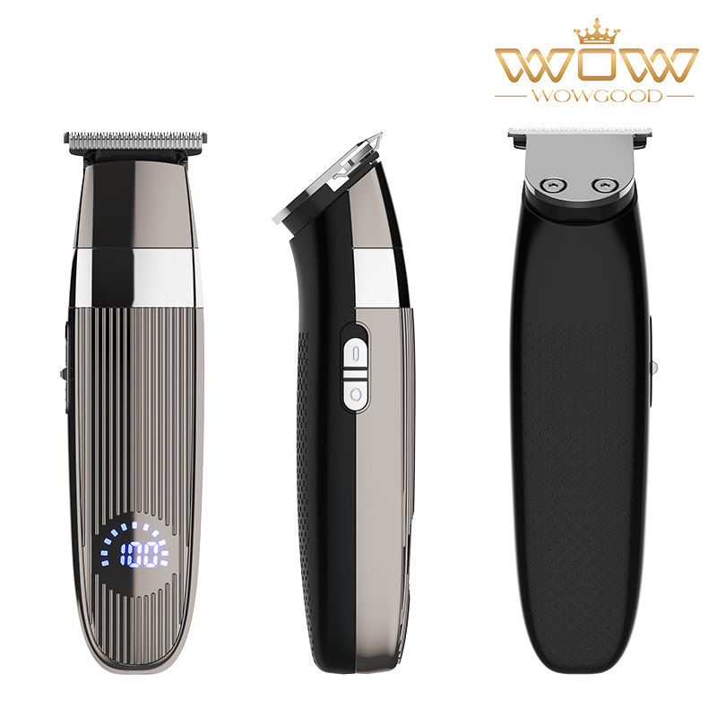 Cortadora de cabello profesional con pantalla LCD, recargable