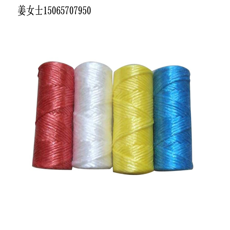 大方捆大方包绳机器 开网膜PP捆草绳打捆打包绳拉丝制绳机械设备