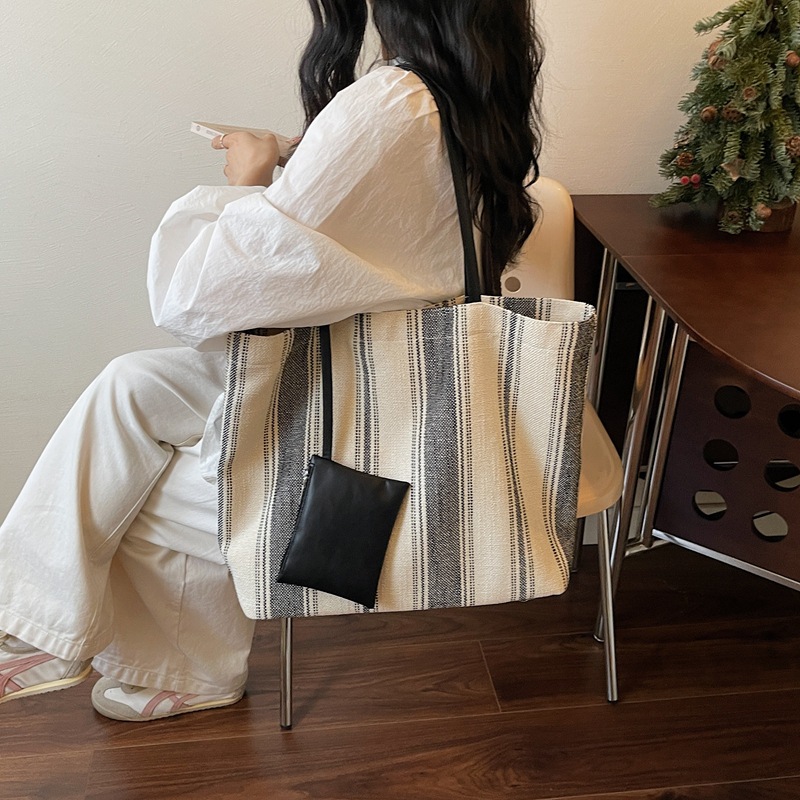 Bolso de mujer 2026 nuevo tela tela alta alta calidad gran capacidad simple ocio versátil bolso de hombro