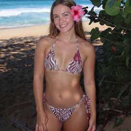 2027新款欧美跨境bikini印花绑带三角杯性感比基尼分体泳衣女现货