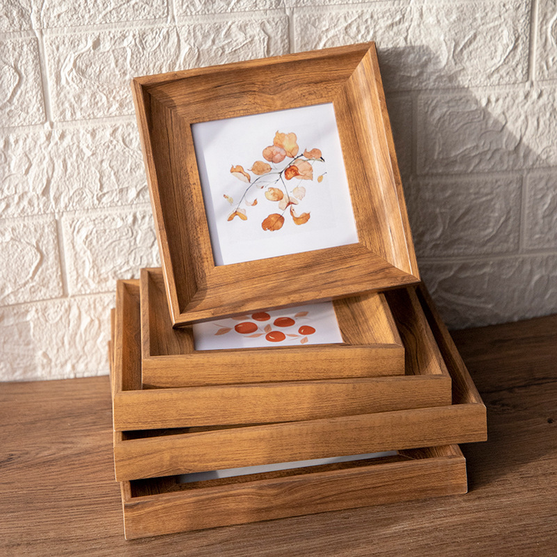 Casual Creative Resin Photo Frame 6inch 7inch Square Photo Frame Table Manufacturer Wholesale Square Photo Frame Table