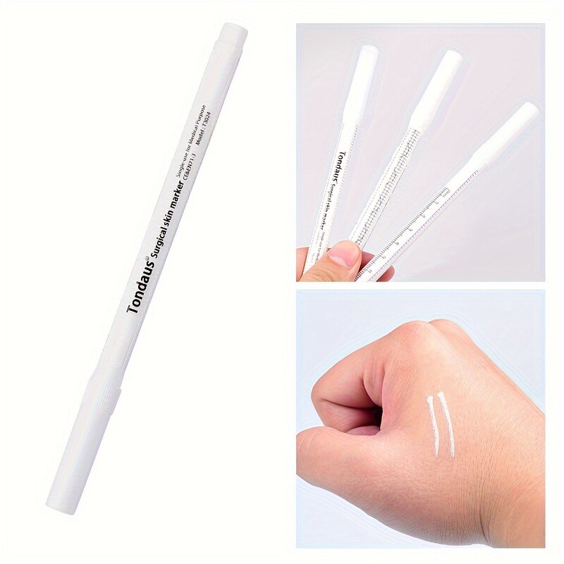 Tattoo White Marker Pen for Eyebrow Tattoo Special Positioning Pen Eyebrow Shape Design Waterproof Marker Pen Semi-Permanent Supplies Tools