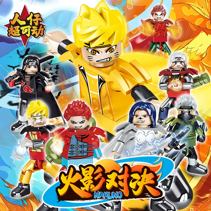 拼豆 3195 Naruto Naruto многоблоки с разными соединениями blind box выборы насадки детские пазлы точечные игрушки