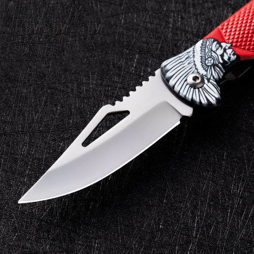 Stainless steel fruit knife small folding knife outdoor portable small knife mini knife high hardness folding knife multi-functional pocket knife
