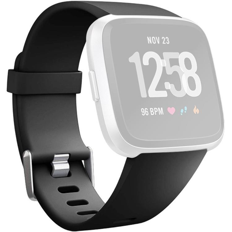 Para Fitbit Versa 2 / Versa / Versa Lite xDfind agujero plano sólido silicio S