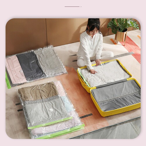 Minimalist Modern Cotton Comforter Storage Bag Vacuum Compression Bag Down Jacket Compression Bag Moving Packing Bag Storage Vacuum Bag