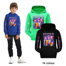 Kpop猎魔女团 袋子帽衫儿童连帽卫衣 运动套装 5050xx