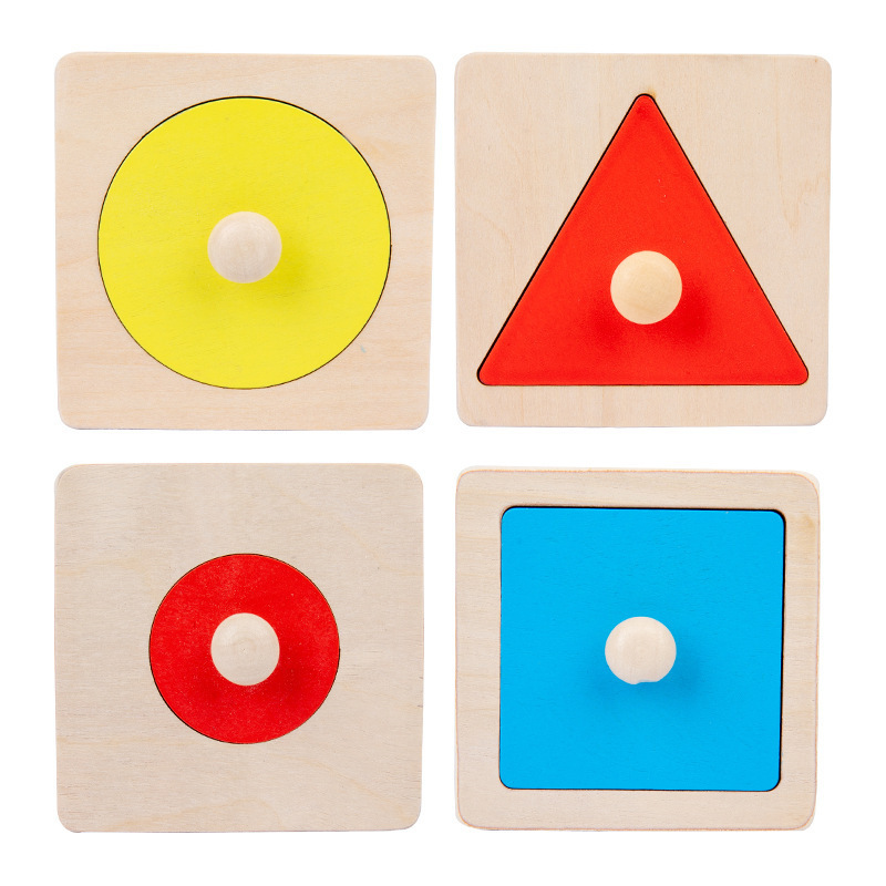 Montessori forma cognición juego juguetes niños geométrica igual División panel mano tablero rompecabezas de madera juguete