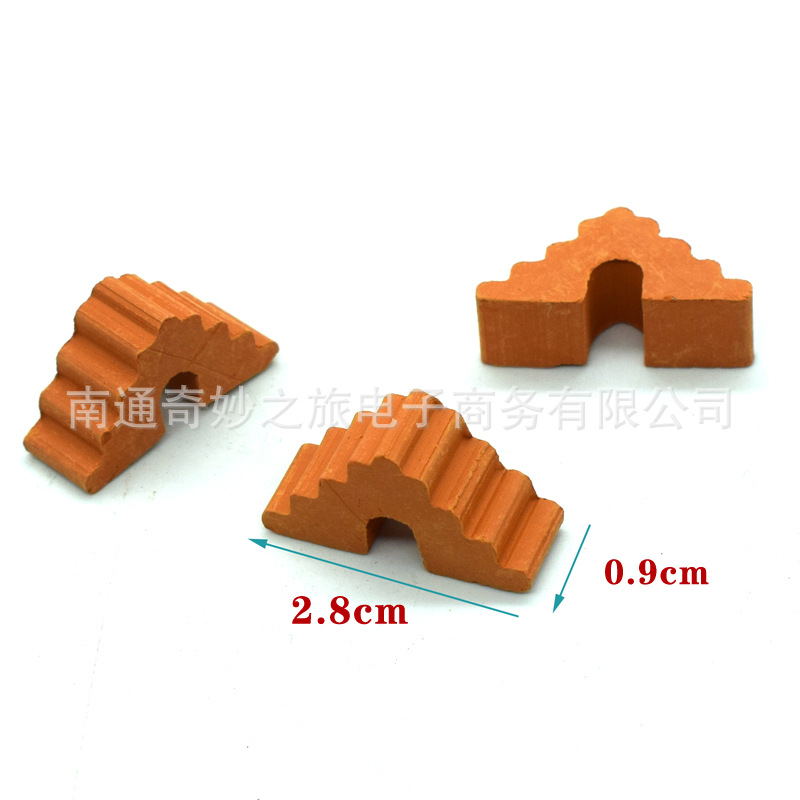 Pequeños albañiles modelo de construcción de ladrillos azulejos de los niños hechos a mano DIY casa Villa simulación mini ladrillo