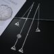 European and American Cross-border New Girls' Rhinestone Underwear Shoulder Strap Butterfly Rose Exposed Bra Underwear Hanging Accessories