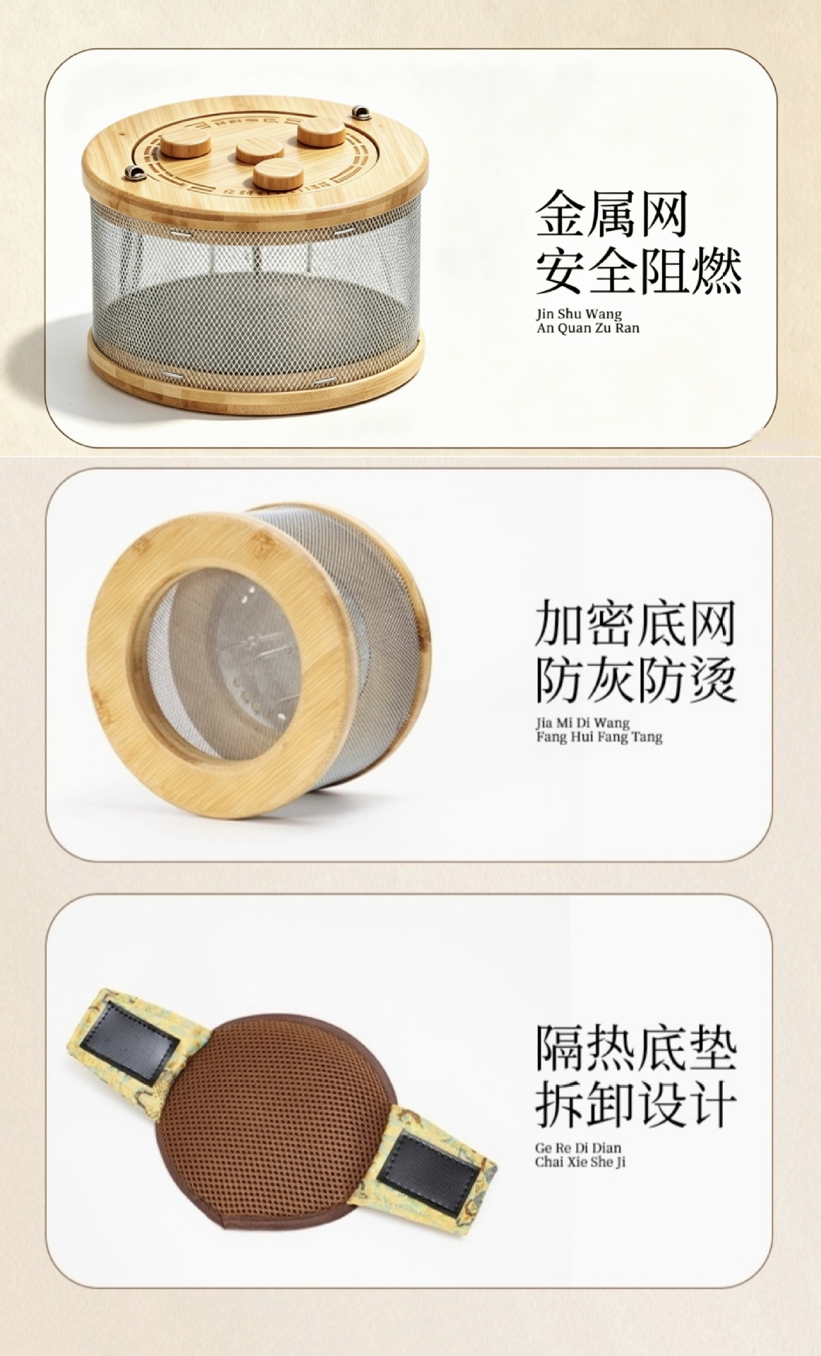 Moxa Box Nan Zhu Bamboo Moxibustion Jar Smoke-Controlled Body Warming Tool for Abdomen Waist and Full Body Use key features