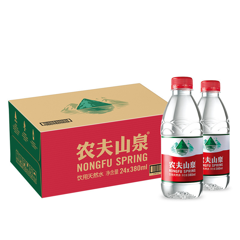 農民山泉550ml * 24本入り天然飲料水卸売り小瓶飲料水380ml * 24本入り箱|undefined