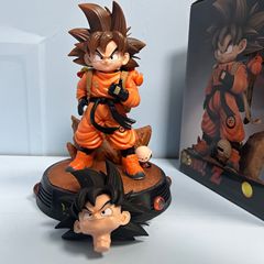 ドラゴンボール スタンディングトラベル悟空 Qバージョン 悟空フィギュア 箱入りベース付き 双頭彫刻 ドラゴンボールフィギュア