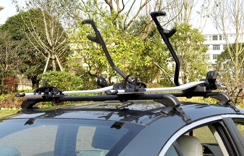Car Luggage Rack Crossbar Universal Aluminum Alloy Lockable Roof Rack Crossbar Car Bicycle Rack Load-Bearing Luggage Rack