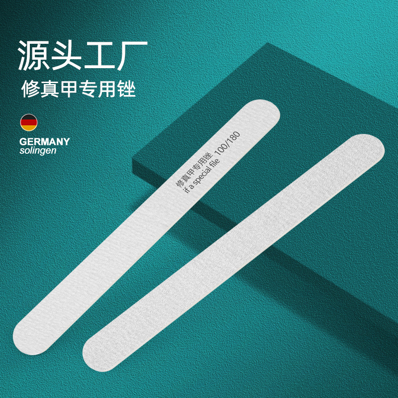 Fábrica de origen archivo de uñas, archivo de madera de fricción, archivo especial de reparación de uñas, herramientas de manicuría de polidor