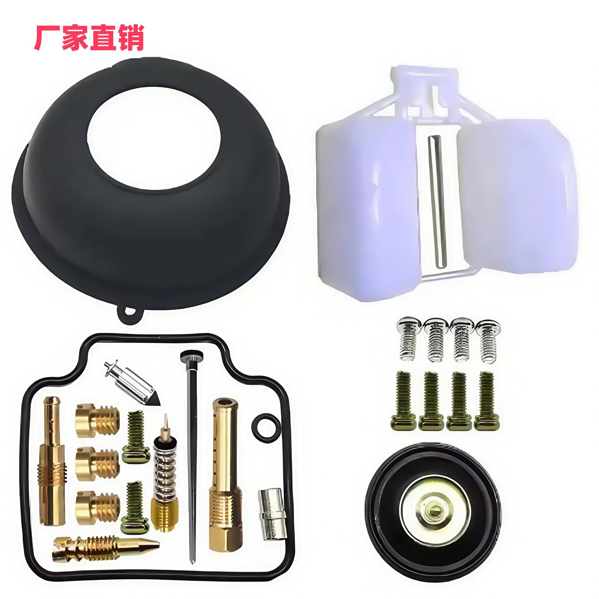 Carburetor Repair Kit For Honda XR650L 1993-2019 Plunger Diaphragm