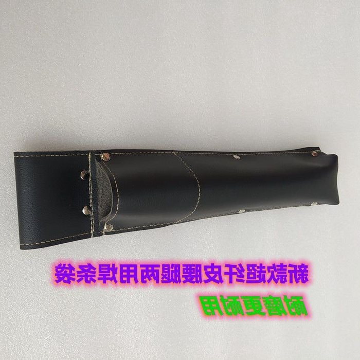 도구 포켓 용접봉 가방 두껍게 상단 레이어 소 가죽 휴대용 보관 가방 내마모성 안티 스케일링 허리 교수형 다리 교수형 용접기 가방