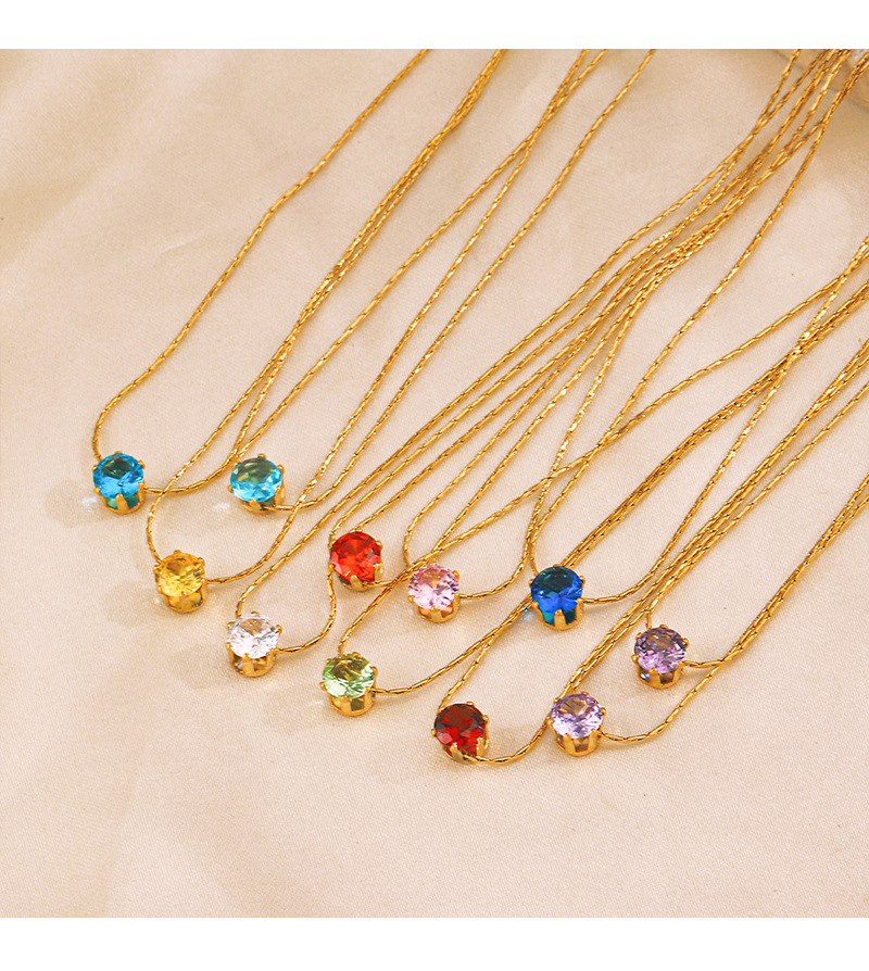 304 Stainless Steel Chain Material 1 Piece Quantity Holiday, Daily Occasion 304 Stainless Steel Material Geometric Pattern Wholesale Jewelry Elegant Geometric 304 Stainless Steel Plating Pendant Necklace