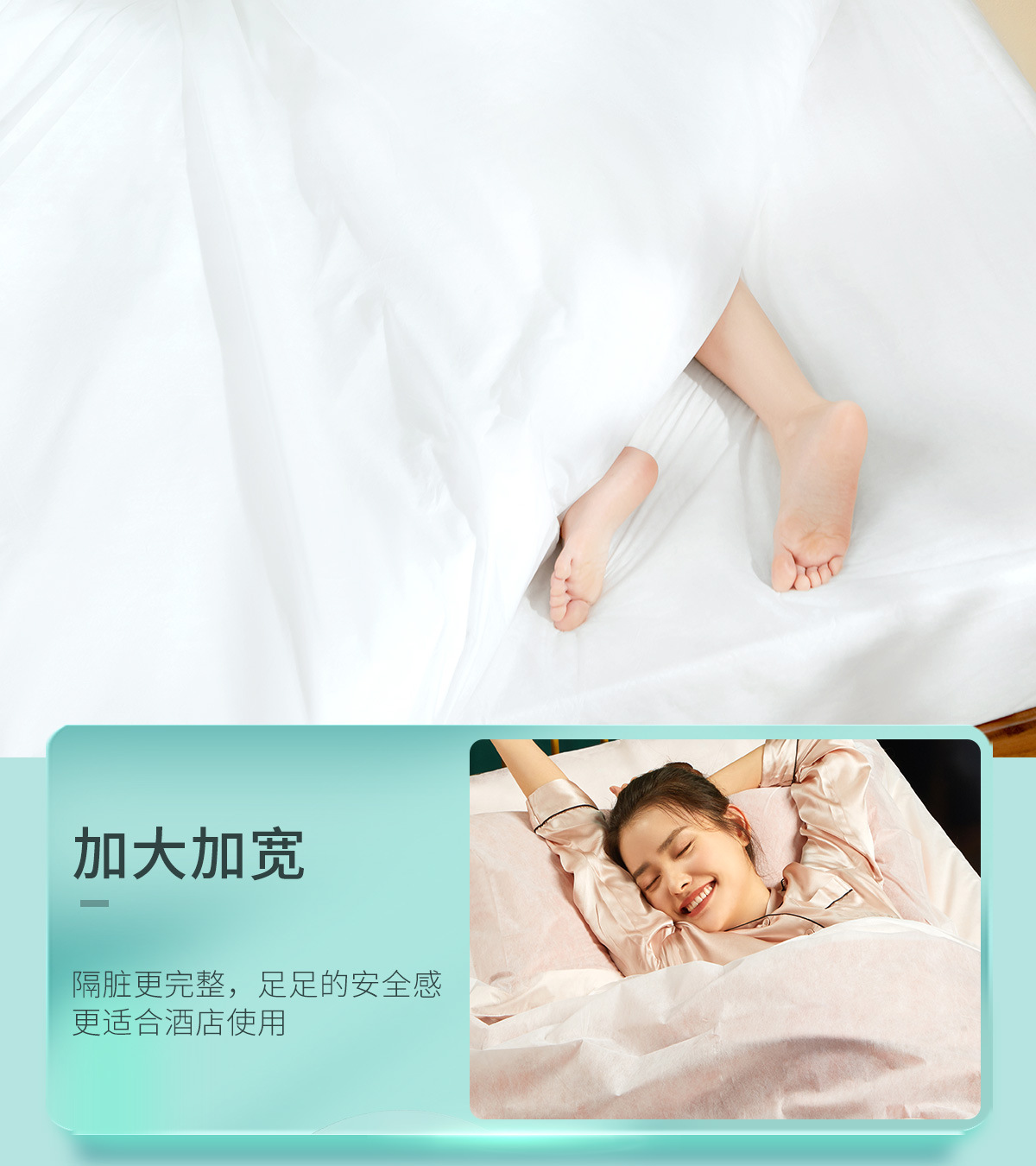 Büyük tek kullanımlık çarşaf nefes alabilen nevresim takımı dört parçalı set otel portatif 7A antibakteriyel çift kişilik yatak örtüsü