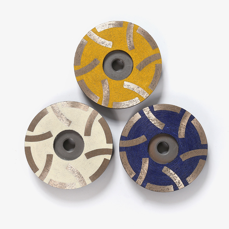 金刚石磨盘厂家跨境出口外贸花岗岩大理石碗磨石材打磨片M 14磨盘