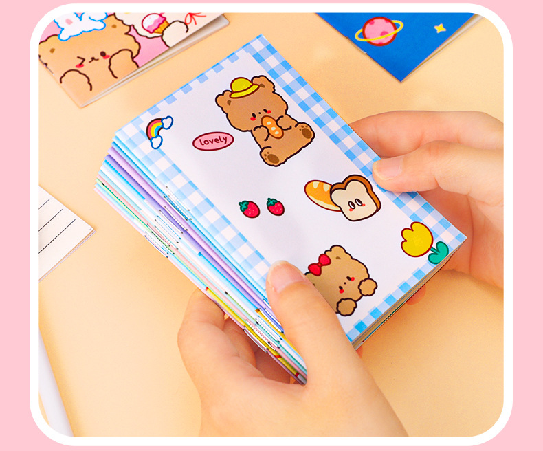 Cute Cartoon Pattern Notepad For Children display picture 3