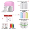 Fuchsia watercolour, crayons, cartoon sticker, cloth bag, English, 6 pieces
