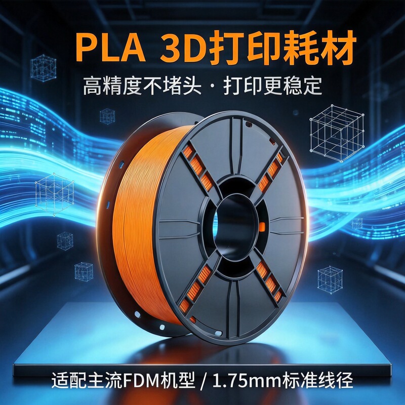 3D printing filament, PLA, 250g/1.75mm, wholesale available, suitable for export and cross-border sales, compatible with Bambu Lab printers 3D printing filament, PLA, 250g/1.75mm, wholesale available, suitable for export and cross-border sales, compatible with Bambu Lab printers