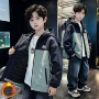 冬季加厚新款男孩棉服