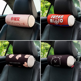 Car headrest a pair of car neck pillow back cushion creative seat sports seat car