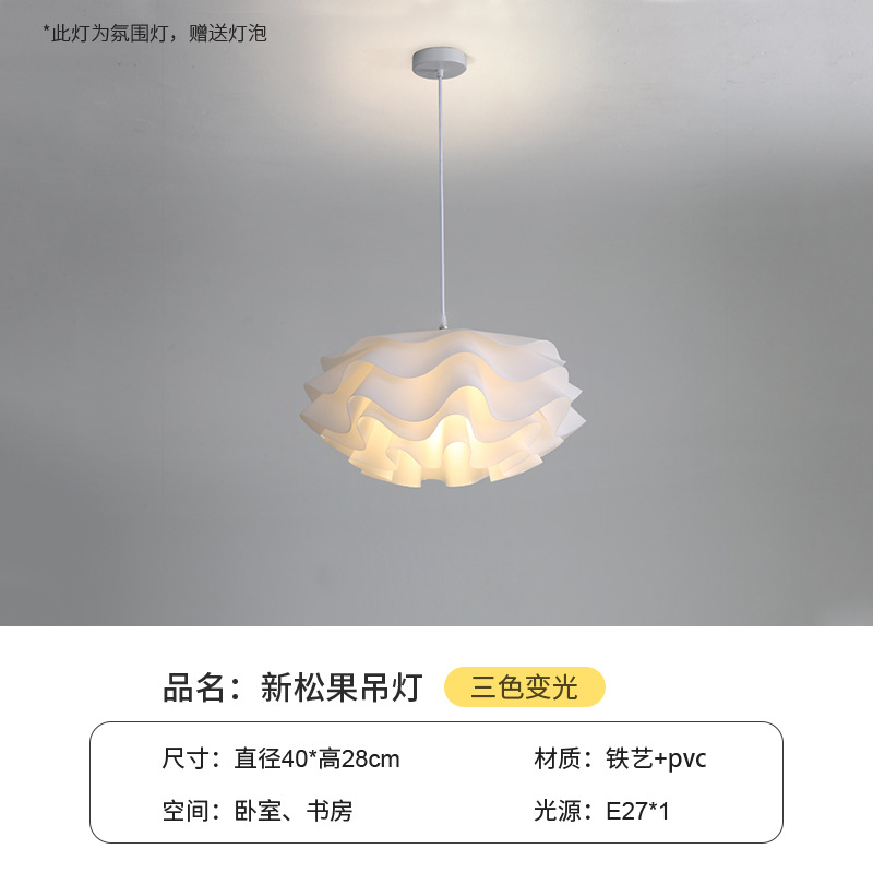 Nuevo chandelier-40CM-9w de fruta de pino