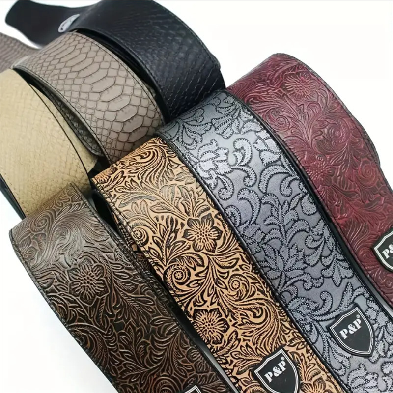 P & P leather guitar strap PU bass strap electric guitar strap Guangzhou guitar strap factory wholesale guitar strap P & P leather guitar strap PU bass strap electric guitar strap Guangzhou guitar strap factory wholesale guitar strap