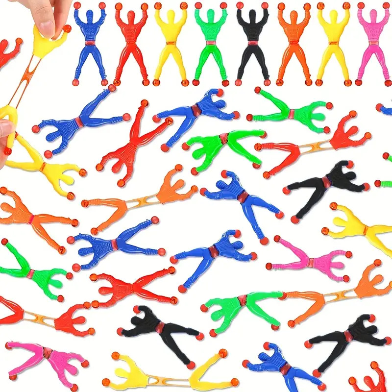 創意翻跟頭爬牆蜘蛛人粘性蜘蛛人兒童玩具爬壁人發泄減壓攀岩小人